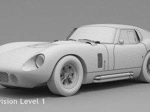 shelby daytona cobra 1964 3D Модель