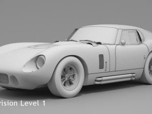 shelby daytona cobra 1964 3D Model