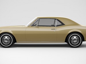 chevrolet camaro 1967 Modello 3D