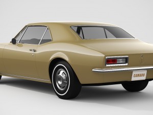 chevrolet camaro 1967 Modello 3D