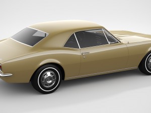 chevrolet camaro 1967 Modello 3D