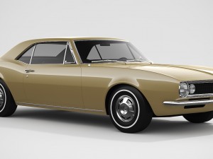chevrolet camaro 1967 Modello 3D