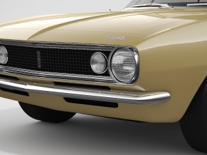 chevrolet camaro 1967 Modello 3D