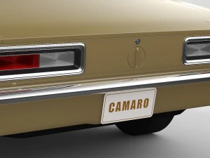 chevrolet camaro 1967 3D Model