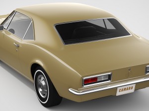 chevrolet camaro 1967 Modello 3D