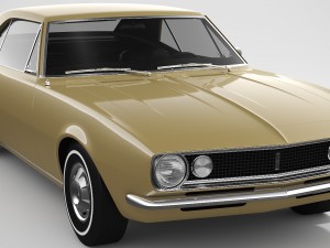 chevrolet camaro 1967 Modello 3D