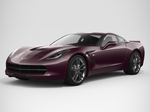 chevrolet corvette stingray 2017 3D Model