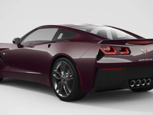 chevrolet corvette stingray 2017 3D Model