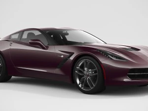 chevrolet corvette stingray 2017 3D Model