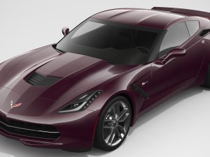 chevrolet corvette stingray 2017 Modèle 3D