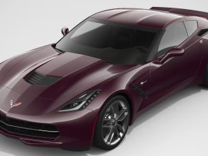 chevrolet corvette stingray 2017 3D Model