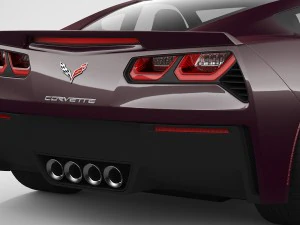 chevrolet corvette stingray 2017 3D Model