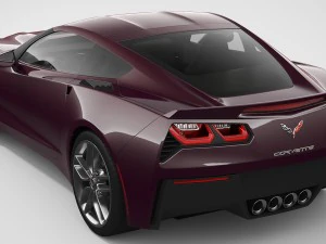 chevrolet corvette stingray 2017 3D Model
