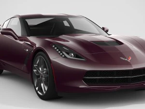 chevrolet corvette stingray 2017 3D Model