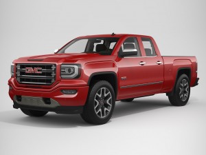 2017 gmc sierra 1500 double cab all terrain 3D Model