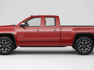 2017 gmc sierra 1500 double cab all terrain 3D Model