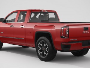 2017 gmc sierra 1500 double cab all terrain Model 3D
