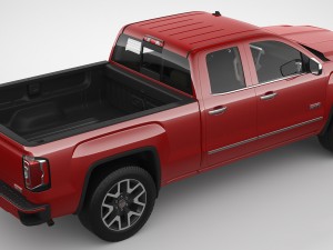 2017 gmc sierra 1500 double cab all terrain Model 3D