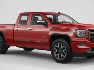 2017 gmc sierra 1500 double cab all terrain 3D Model