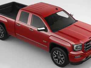 2017 gmc sierra 1500 double cab all terrain 3D Model