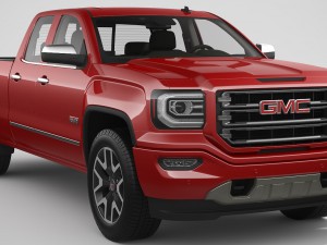 2017 gmc sierra 1500 double cab all terrain Model 3D