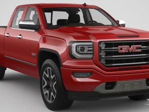 2017 gmc sierra 1500 double cab all terrain 3D Model