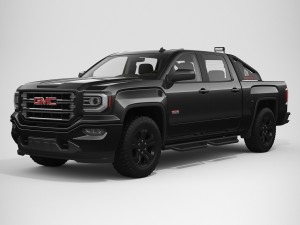 2017 gmc sierra 1500 crew cab all terrain x Model 3D