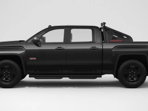 2017 gmc sierra 1500 crew cab all terrain x 3D Model