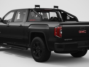 2017 gmc sierra 1500 crew cab all terrain x Model 3D