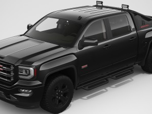 2017 gmc sierra 1500 crew cab all terrain x Model 3D