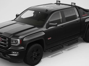 2017 gmc sierra 1500 crew cab all terrain x 3D Model