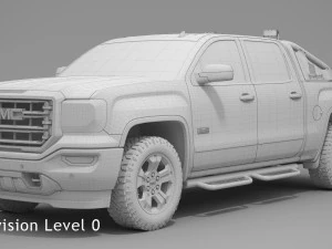 2017 gmc sierra 1500 crew cab all terrain x 3D Model