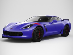 chevrolet corvette grand sport 2017 3D 모델