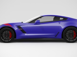 chevrolet corvette grand sport 2017 3D मॉडल