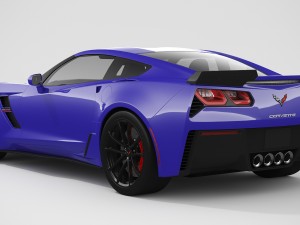 chevrolet corvette grand sport 2017 3D मॉडल