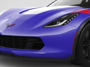 chevrolet corvette grand sport 2017 3D मॉडल