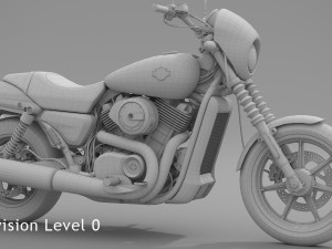 harley-davidson street 500 2017 3D 模型