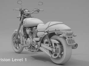 harley-davidson street 500 2017 3D 模型