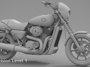 harley-davidson street 500 2017 3D 模型