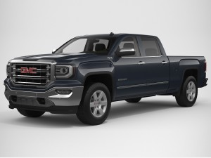 2018 gmc sierra 1500 crew cab 3D Model