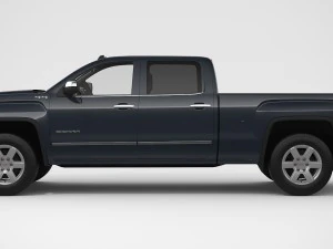 2018 gmc sierra 1500 crew cab 3D Model