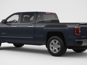 2018 gmc sierra 1500 crew cab 3Dモデル