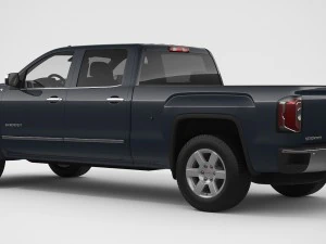 2018 gmc sierra 1500 crew cab 3D Model