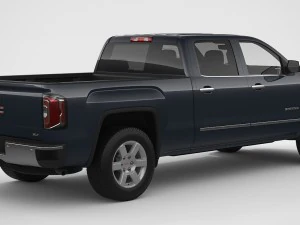 2018 gmc sierra 1500 crew cab 3D Model