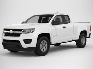 chevrolet colorado 2018 extended cab 3D Model
