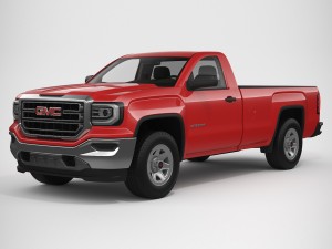 2018 gmc sierra 1500 regular cab 3D Model