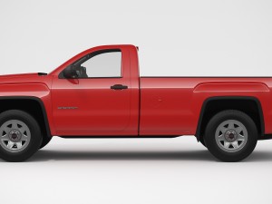 2018 gmc sierra 1500 regular cab Model 3D