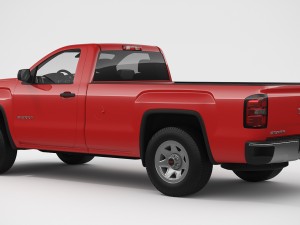 2018 gmc sierra 1500 regular cab Model 3D