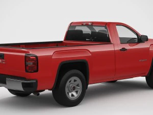 2018 gmc sierra 1500 regular cab 3D Model