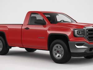 2018 gmc sierra 1500 regular cab Model 3D